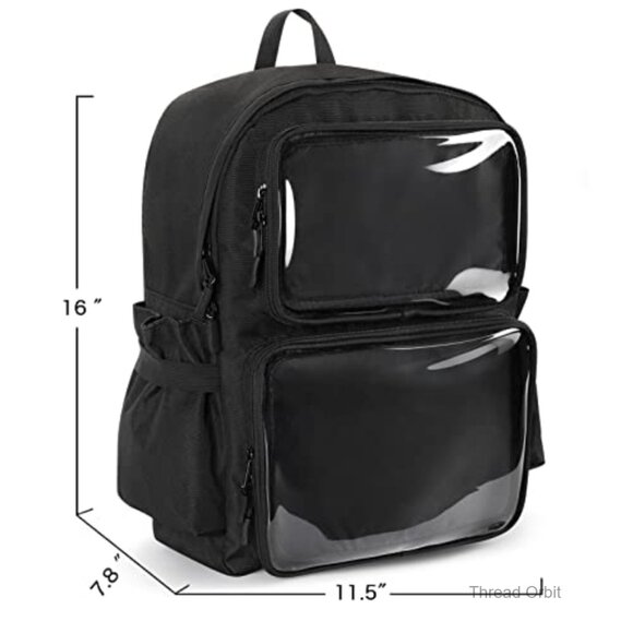 Ita Backpack with Pin Display for Anime Cosplay School Travel